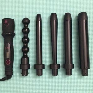 Bombay Hair 5-in-1 Curling Wand